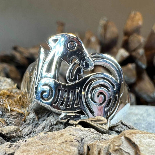 Pictish Lore Celtic Dragon Ring - 6