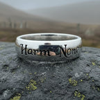 Harm None Wiccan Ring