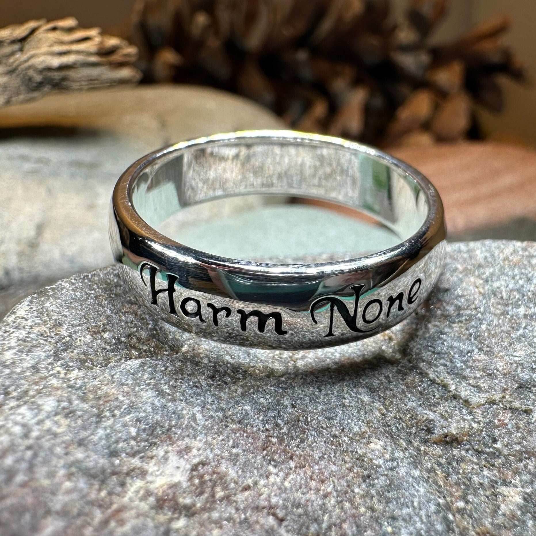 Harm None Wiccan Ring - 6
