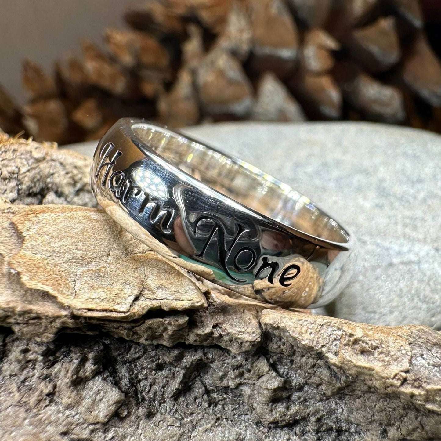 Harm None Wiccan Ring - 6