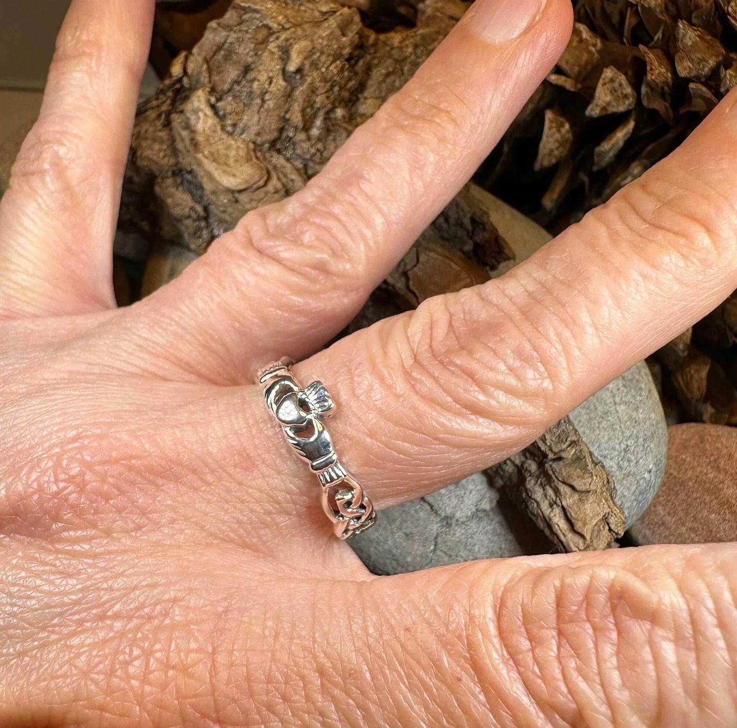 Folklore Irish Claddagh Ring - 7