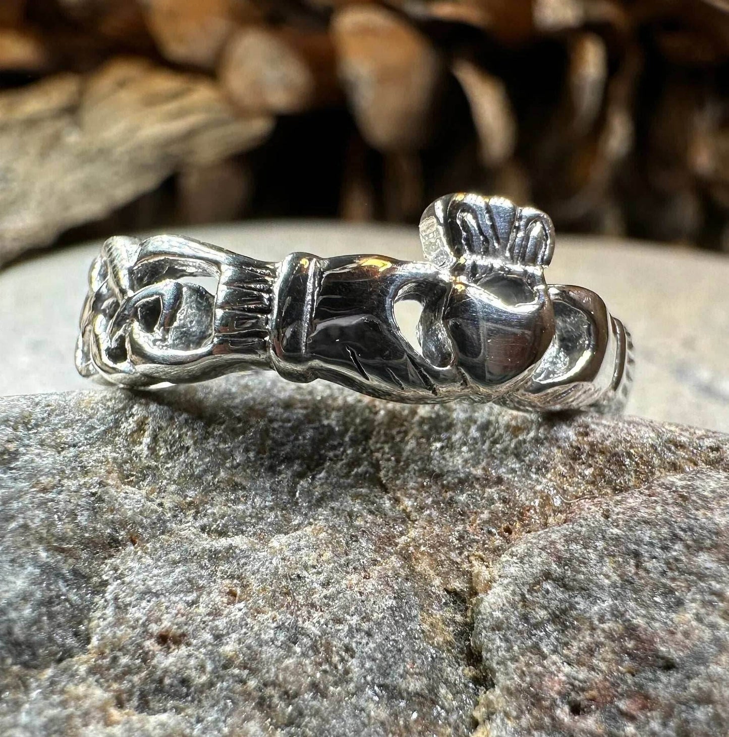 Folklore Irish Claddagh Ring - 7