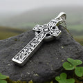 The Quinn Harp Celtic Cross Necklace