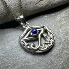 Lapis Lazuli Eye of Horus Necklace - 18