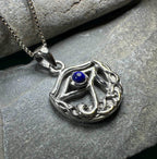 Lapis Lazuli Eye of Horus Necklace - 18