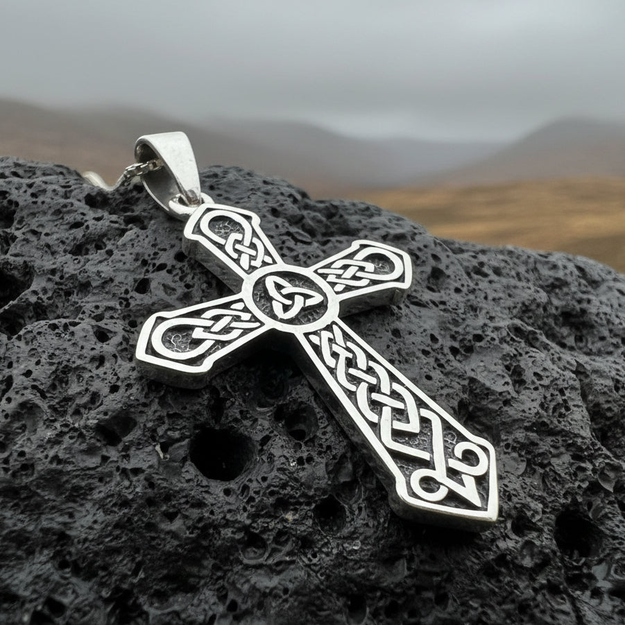 Holy Spirit Celtic Cross Necklace