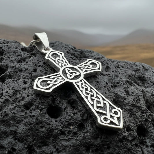 Holy Spirit Celtic Cross Necklace