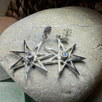 Elven Star Moonstone Earrings - 