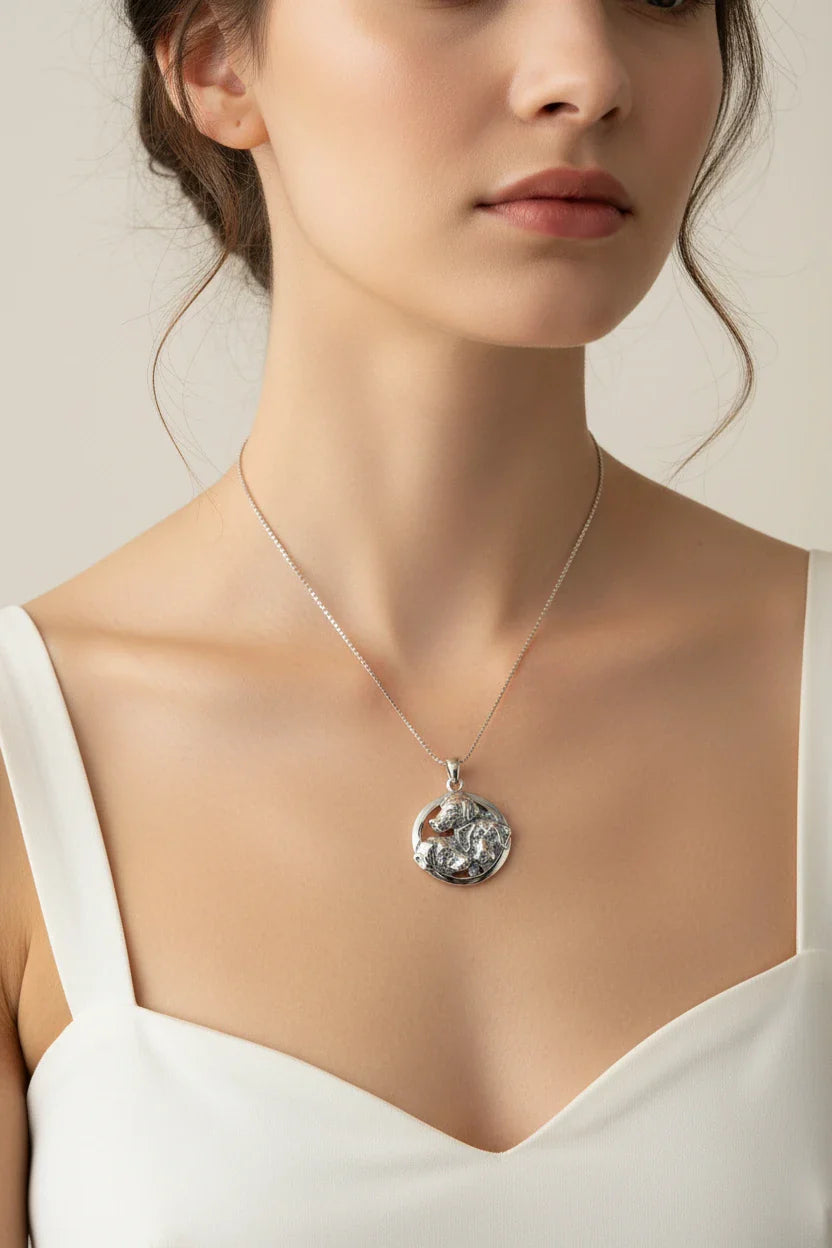 Lab Love Labrador Retriever Dog Necklace