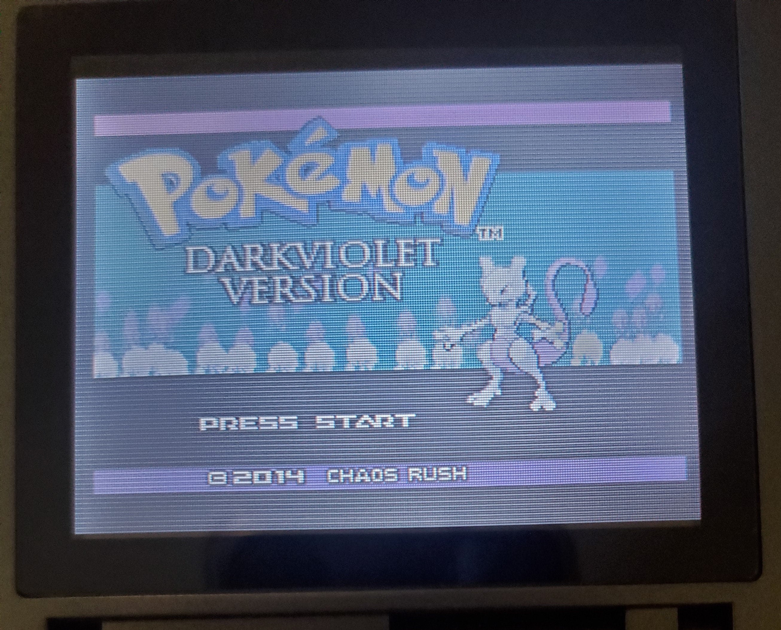 Pokemon Dark Violet GBA ROM Hack Video Game Custom Gameboy Advance