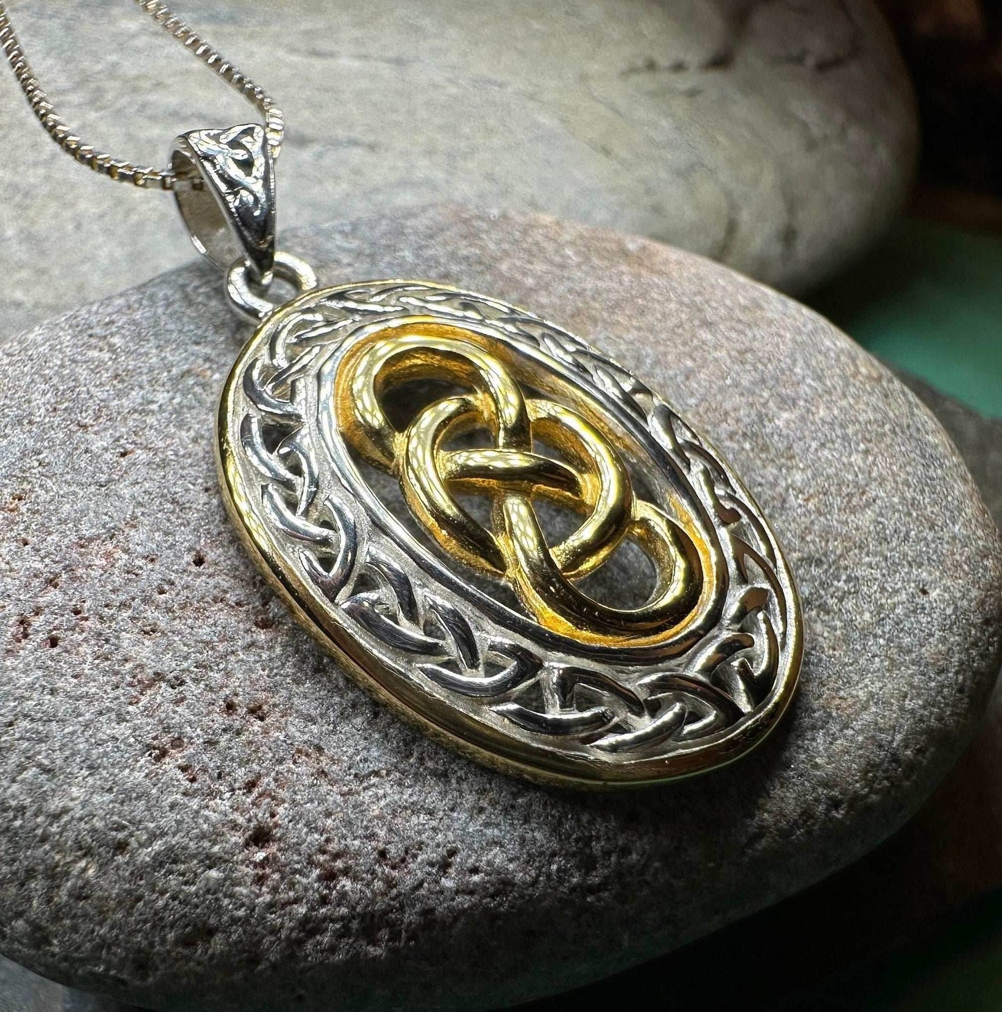 Celtic Forever Infinity Necklace - 18