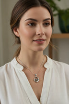 Petite Claddagh Silver Necklace