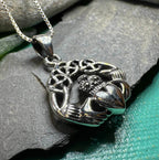 Claddagh Heart Necklace - 18