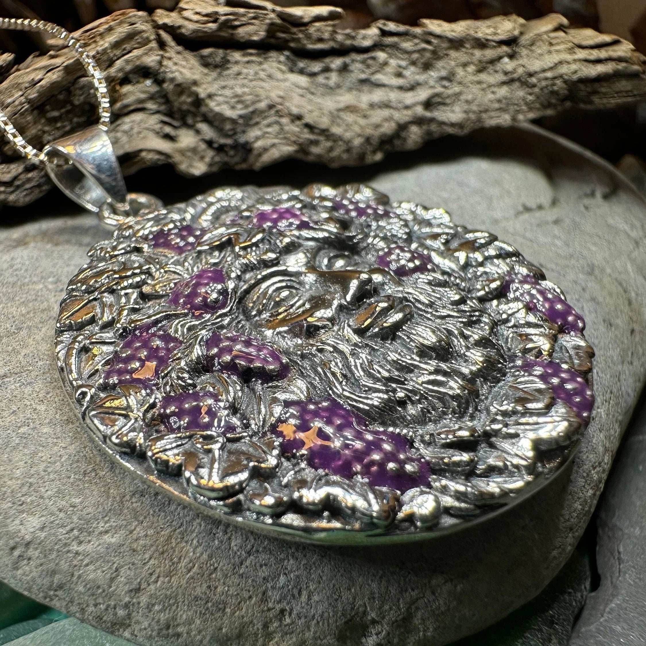 Wine God Bacchus Necklace - 18