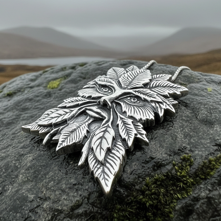 Montgeon Green Man Necklace