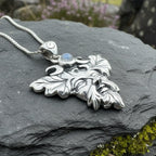 Huelgoat Green Man Moonstone Necklace