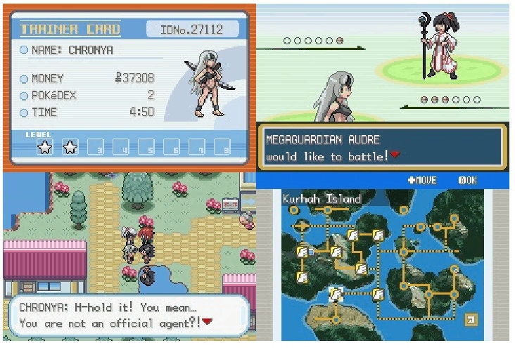 Pokemon Namless GBA Video Game Boy Advance Custom ROM Hack
