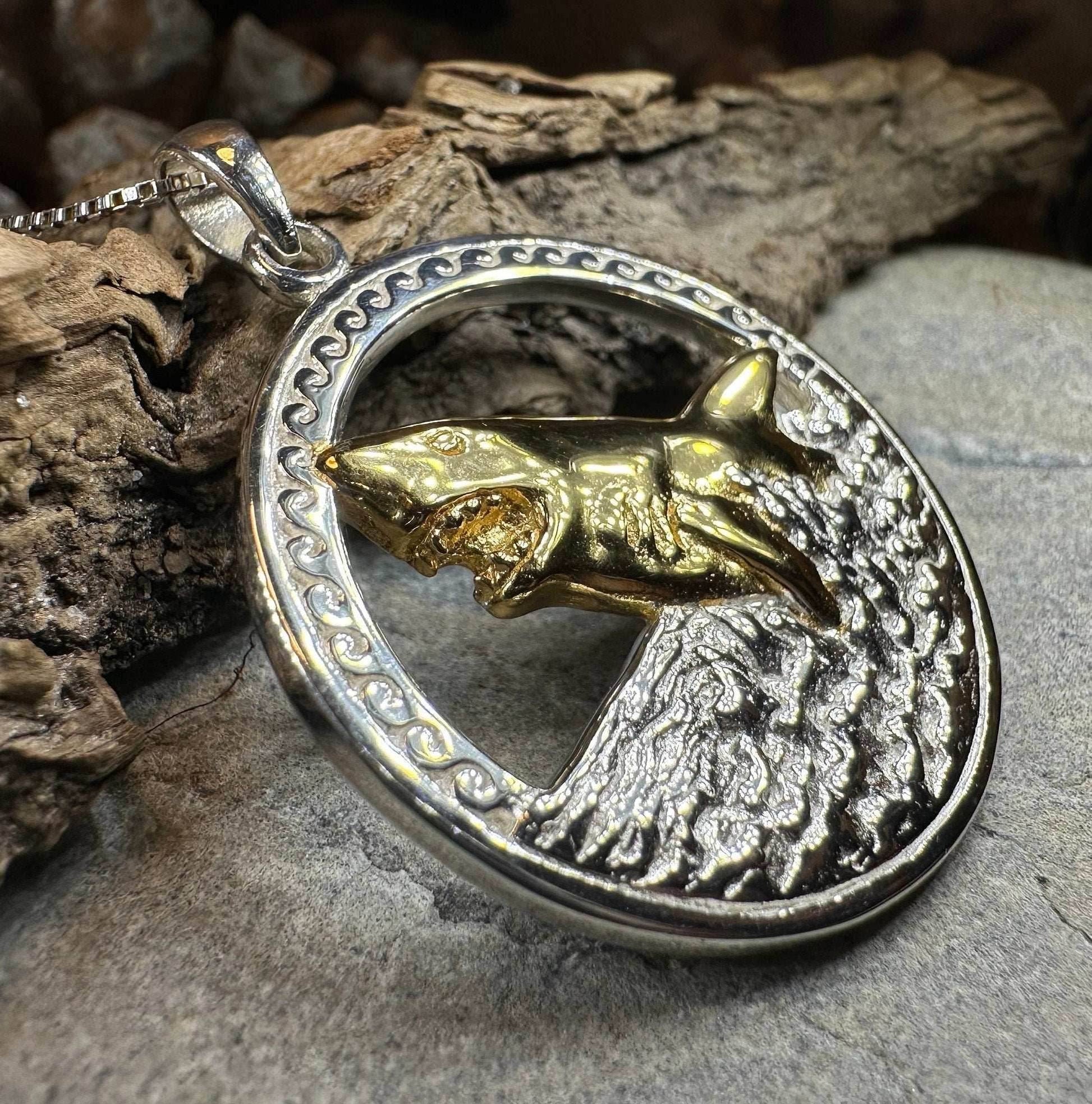 Great White Shark Necklace - 18