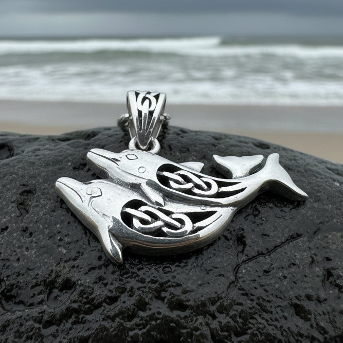 Always Together Celtic Dolphin Necklace
