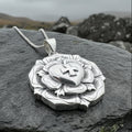 Celtic Rose Cross Necklace