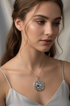 Celtic Rose Cross Necklace