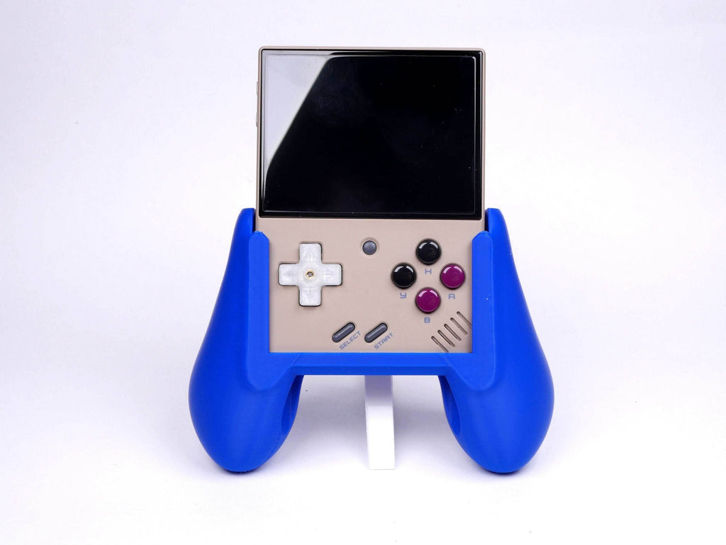 Miyoo Mini Plus Grip Comfort Grip Ergonomic Design Felt High Quality Smooth Attachment Handle Gaming Accessory for Miyoo Mini Plus - Green / Grip Only