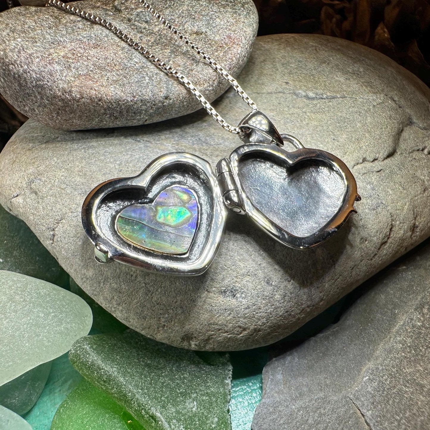 Adoration Trinity Knot Locket Necklace