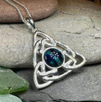 Heathergems Pictish Celtic Knot Necklace - Green