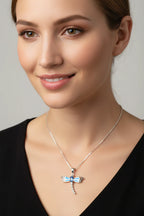 Blue Dream Dragonfly Necklace