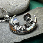 Magical Mushroom Moon Necklace