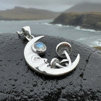 Magical Mushroom Moon Necklace