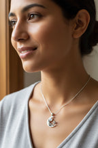 Magical Mushroom Moon Necklace
