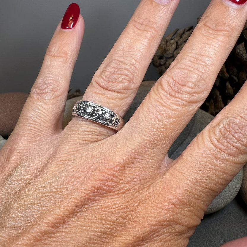 Heavenly Moon & Sun Ring