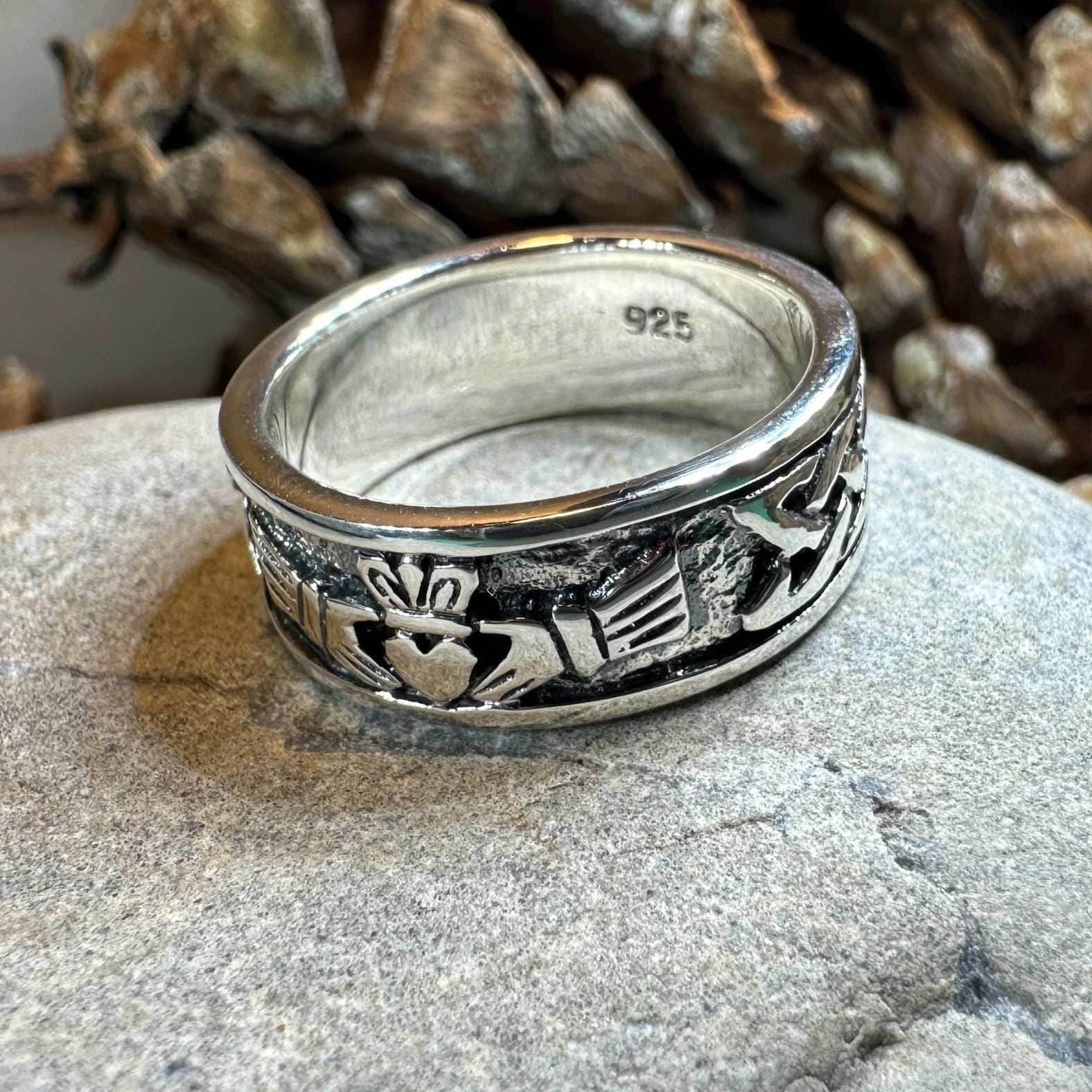 Gu Là Luain Celtic Claddagh Ring - 9