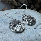Skara Brae Celtic Spiral Earrings - 