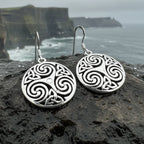 Skara Brae Celtic Spiral Earrings