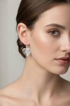 Gràidhear Celtic Heart Earrings