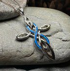 Infinity Celtic Cross Necklace