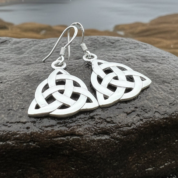 Lyric Celtic Triquetra Earrings