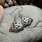 Lyric Celtic Triquetra Earrings - 