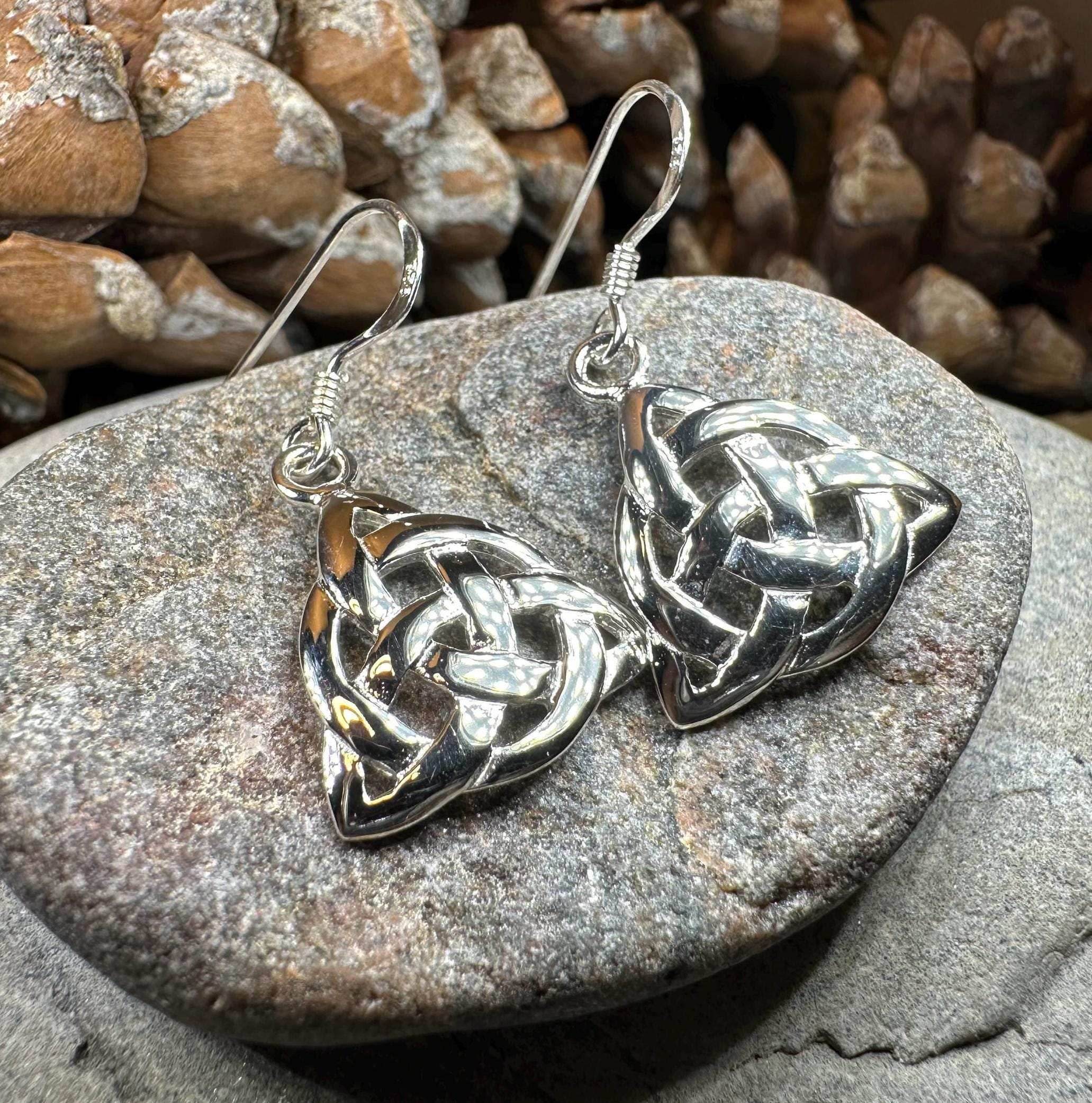 Lyric Celtic Triquetra Earrings - 