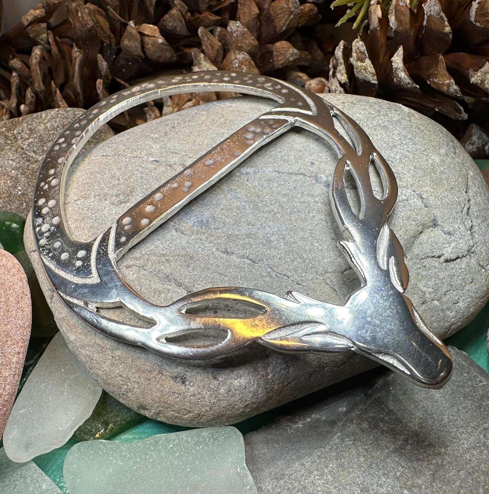 Stag Scarf Ring - 