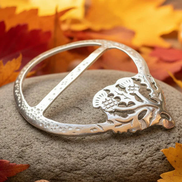 Double Thistle Scarf Ring