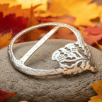 Double Thistle Scarf Ring