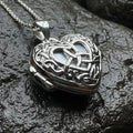 Adoration Trinity Knot Locket Necklace