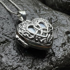 Adoration Trinity Knot Locket Necklace