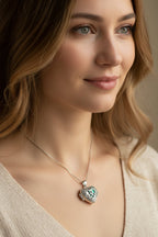 Adoration Trinity Knot Locket Necklace