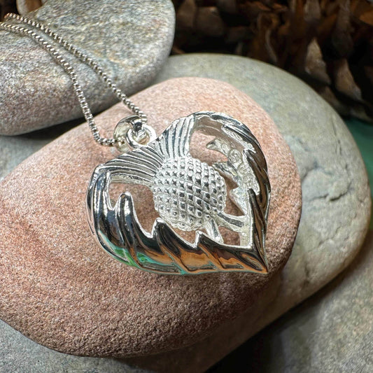 Annora Scottish Thistle Necklace - 18