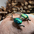 Heathergems Celtic Wiggle Earrings - Blue-Green
