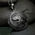 Forest Shadow Wolf Necklace
